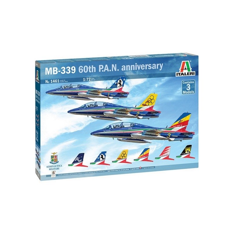 Italeri 1461 AERMACCHI MB-339 "60th P.A.N.Anniv." 1/72