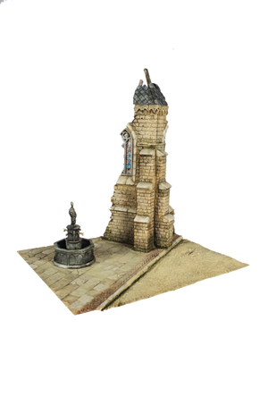RT-Diorama 35038 Diorama Base: Small Church Corner &amp;quot;Forgotten Sanctuary&amp;quot; 1/35 – zdjęcie 5