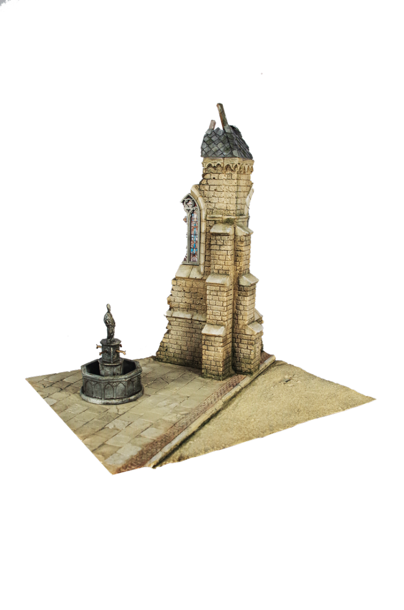 RT-Diorama 35038 Diorama Base: Small Church Corner &amp;quot;Forgotten Sanctuary&amp;quot; 1/35 – zdjęcie 5
