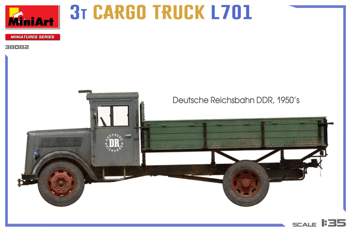 MiniArt 38082 3T CARGO TRUCK L701 1/35 – zdjęcie 5