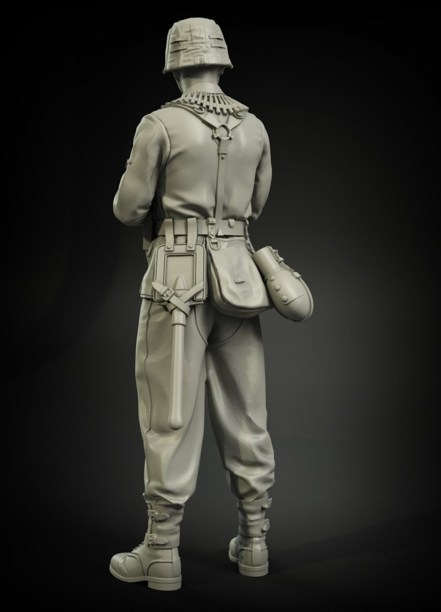 Panzer Art FI35-039 Waffen-SS MG-42 gunner 1/35 – zdjęcie 4