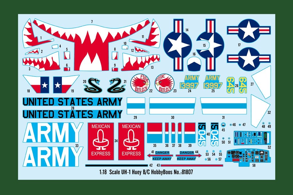 Hobby Boss 81807 UH-1 HUEY B/C 1/18 – zdjęcie 3