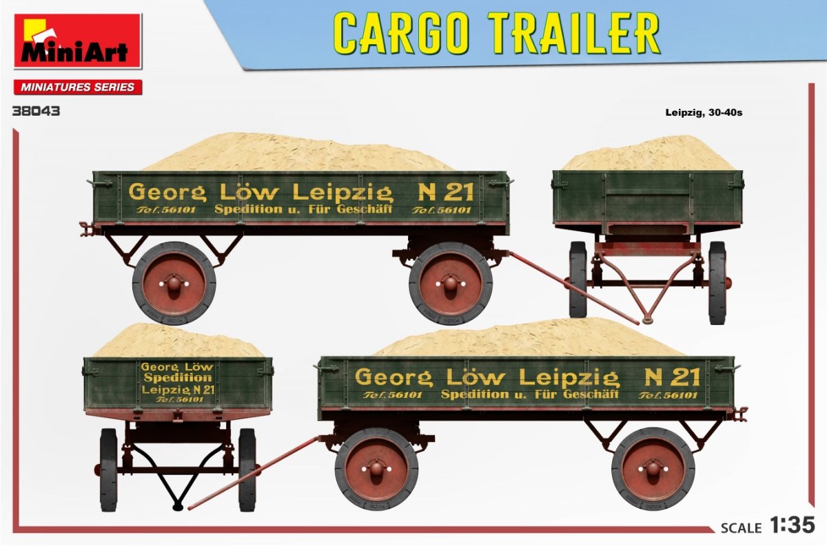 MiniArt 38043 GERMAN CARGO TRAILER 1/35 – image 4