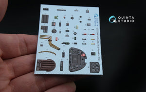 Quinta Studio QD32044 Spitfire Mk. IX 3D-Printed &amp;amp; coloured Interior on decal paper (for Revell kit) 1/32 – zdjęcie 4