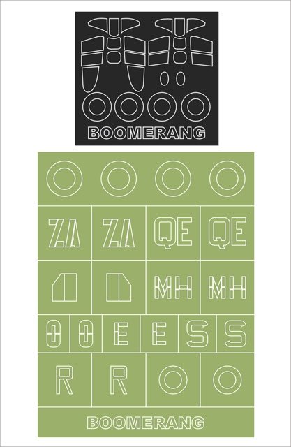 Montex MM48292 CAC-12 BOOMERANG SPECIAL HOBBY