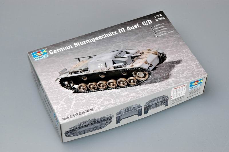 Trumpeter 07257 German Sturmgeschutz III Ausf. C/D 1/72 – zdjęcie 2