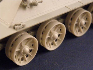 Panzer Art RE35-025 Burnt out “Spider” wheels for T-34 tank 1/35 – zdjęcie 3
