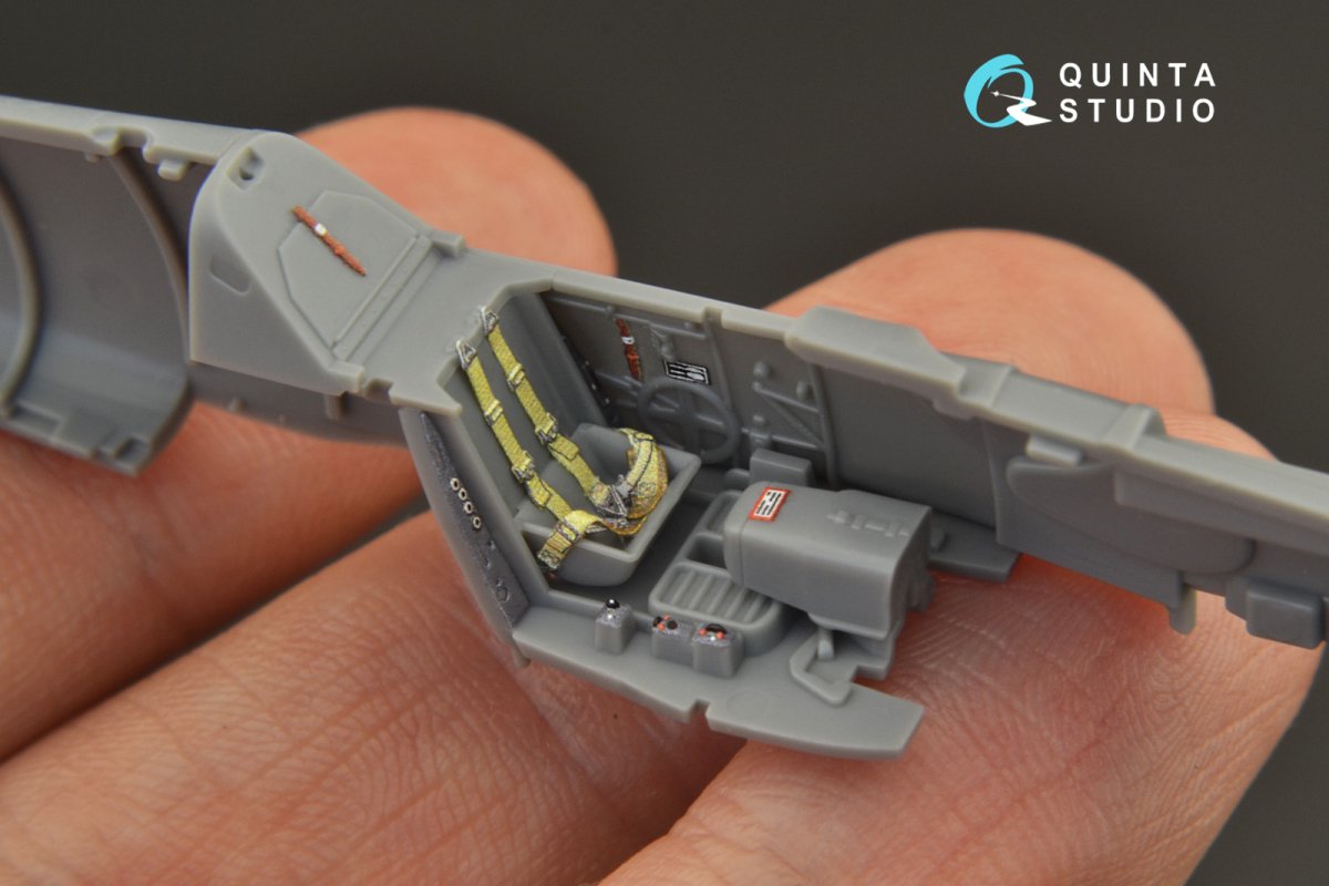 Quinta Studio QD72037 Bf 109 G-6 3D-Printed &amp;amp; coloured Interior on decal paper (Tamiya) 1/72 – zdjęcie 9