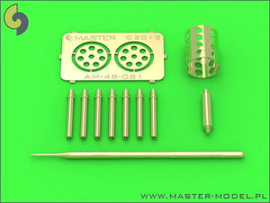 Master AM-48-081 Fairchild A-10 Thunderbolt II - GAU-8 Avenger gun tip and Pitot Tube 1/48