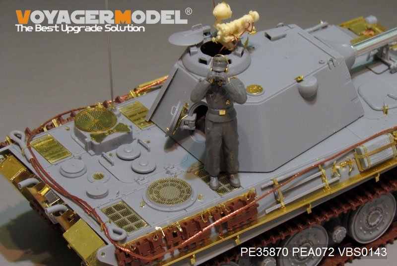 Voyager Model PE35870 WWII German Panther II Prototype Design Plan basic for AMUSING HOBBY 1/35 – zdjęcie 6