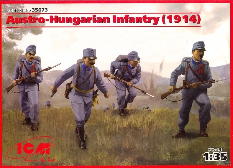 ICM 35673 Infanterie austro-hongroise (1914) (4 figurines) 