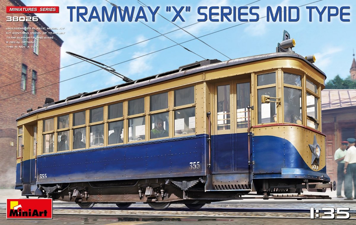 Miniart 38026 Tramway &amp;quot;X&amp;quot; Series 1/35