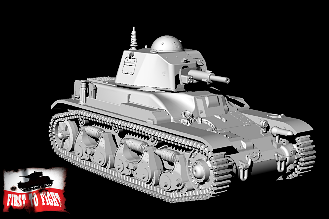 First To Fight PL096 Renault R39 with 37mm SA38 gun 1/72 – image 4