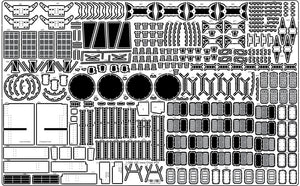Pontos 23004F1 USS BB-61 Iowa 1944 Detail Up Set (Teak tone stained wooden deck) 1/200 – zdjęcie 20