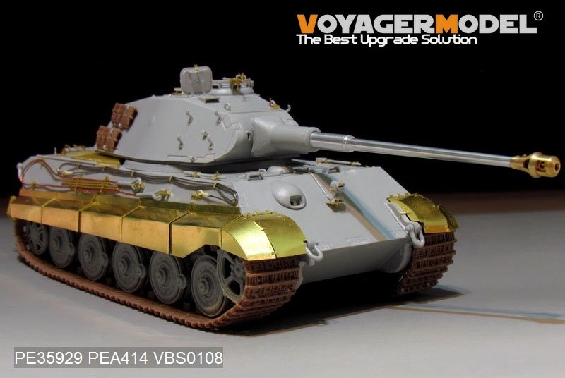 Voyager Model PE35929 WWII German King Tiger (Porsche Turret) For HOBBYBOSS 84530 1/35 – zdjęcie 4