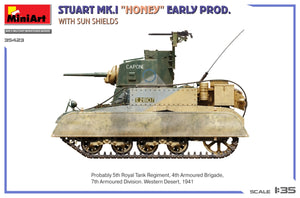MiniArt 35423 Stuart Mk.I “Honey” Early Prod. w/Sun Shields 1/35 – zdjęcie 4