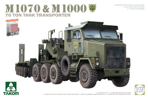 Takom 5021 M1070 &amp;amp; M1000 70 Ton Tank Transporter 1/72