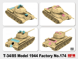 Rye Field Model 5079 T-34/85 Model 1944 Factory No.174 1/35 – zdjęcie 2