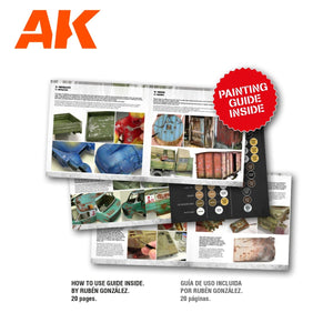 AK Interactive AK11767 SIGNATURE SET – TOTAL CHIPPING – KRISTOF PULINCKX PAINT SET 18x17 ml – zdjęcie 5