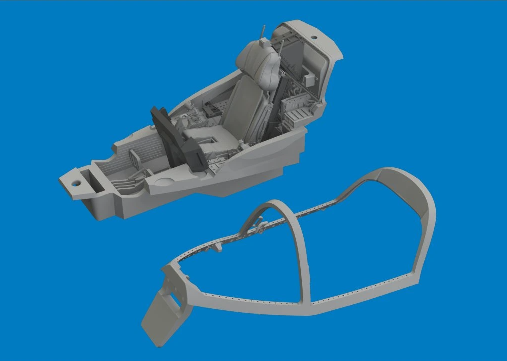 Maquette Eduard 672392 F-35B Cockpit (impression Tamiya 1/72)