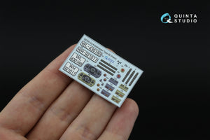 Quinta Studio QD+35143 Kubelwagen Type 82 3D-Printed &amp;amp; coloured Interior on decal paper (Hero) (with 3D-printed resin parts)1/35 – zdjęcie 5