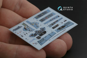 Quinta Studio QD48203 Su-27 3D-Printed &amp;amp; coloured Interior on decal paper ( Hobby Boss ) 1/48 – zdjęcie 9