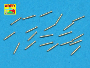 Aber 350L-22 Set of 20 pcs QF 2-pdr 40 mm Mk.VIII Pom Pom barrels for Royal Navy ships 1/350