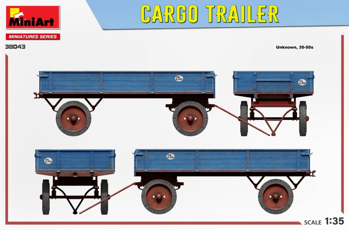 MiniArt 38043 GERMAN CARGO TRAILER 1/35 – image 5