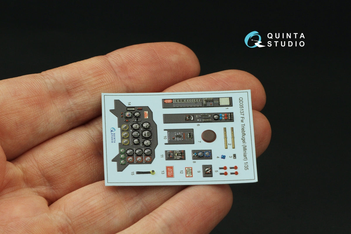 Quinta Studio QD35137 FW Triebflugel 3D-Printed coloured Interior on decal paper (Miniart) 1/35 – zdjęcie 4