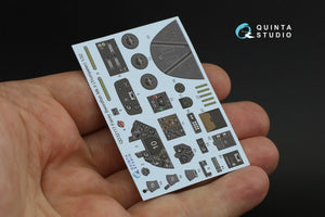 Quinta Studio QD32117 Fairey Swordfish Mk.II 3D-Printed &amp;amp; coloured Interior on decal paper (Trumpeter) 1/32 – zdjęcie 4