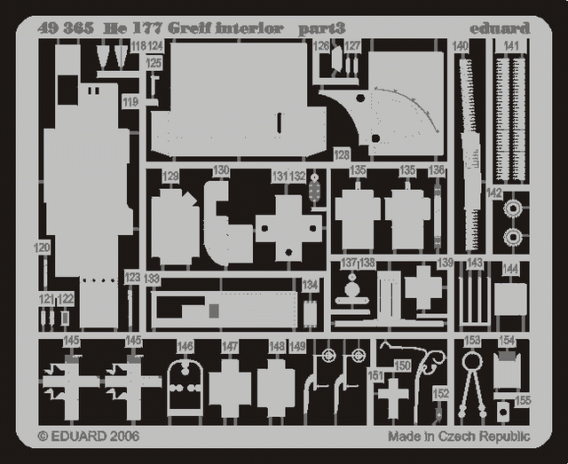 Eduard 49365 He 177 Greif interior 1/48 CMK / MPM – zdjęcie 2