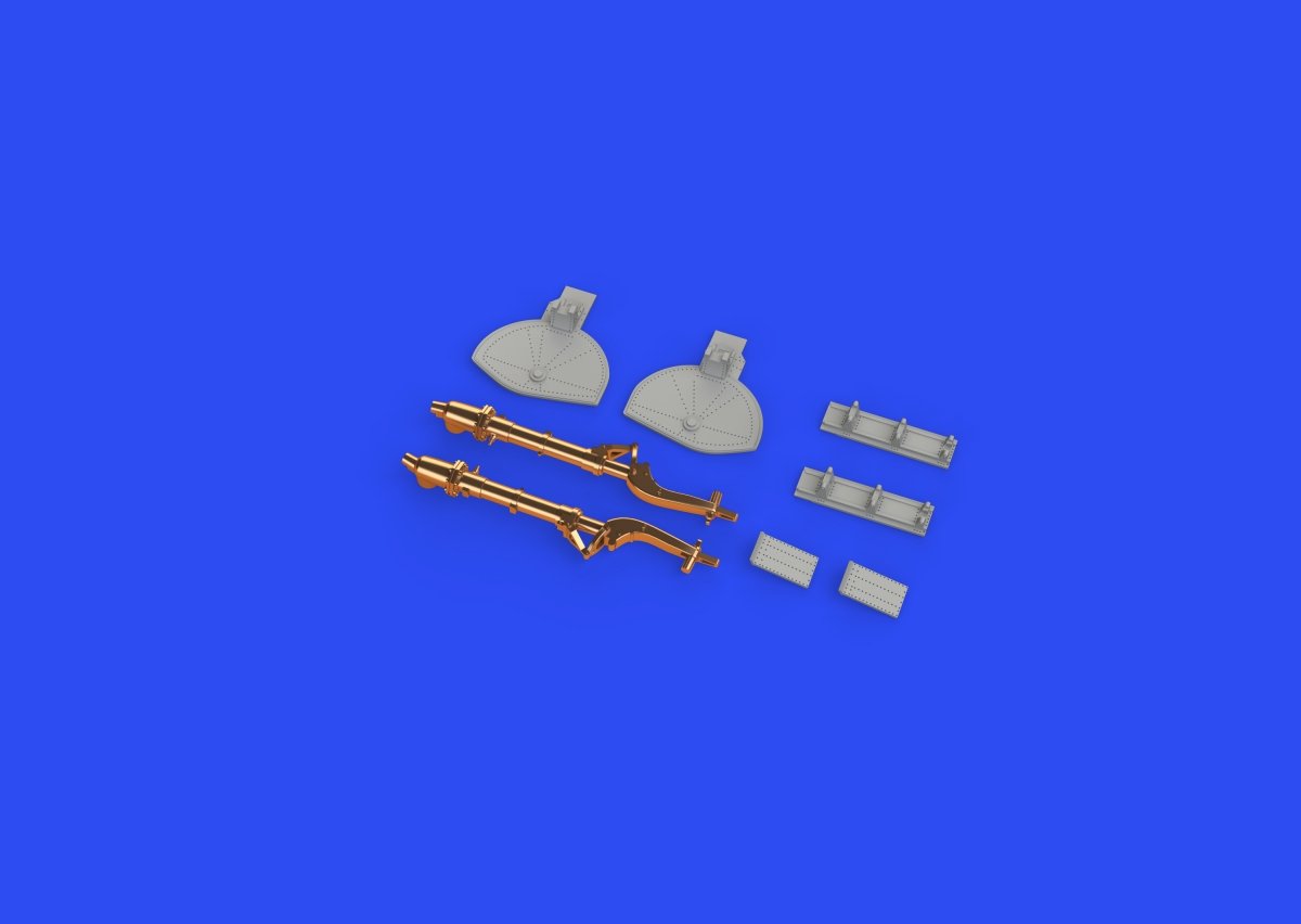 Eduard 648695 A6M undercarriage legs BRONZE EDUARD 1/48 – immagine 5