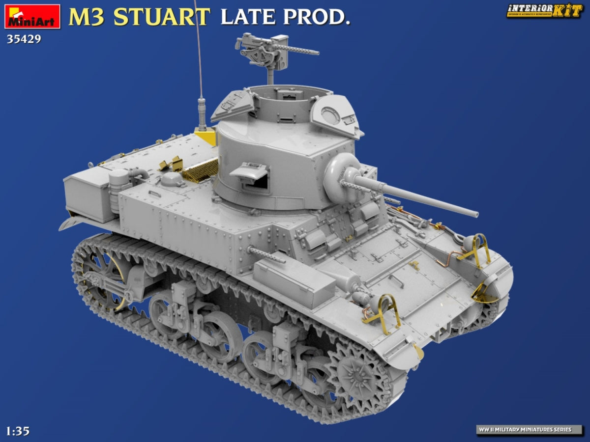 MiniArt 35429 M3 STUART LATE PROD. INTERIOR KIT 1/35 – Bild 6