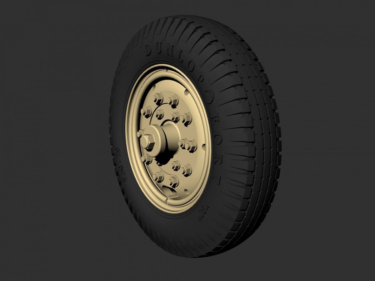 Panzer Art RE35-593 Rolls-Royce AC road wheels (Dunlop) 1/35 – zdjęcie 2