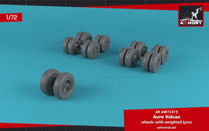 Armory Models AW72419 AVRO Vulcan wheels w/ weighted tires 1/72 – zdjęcie 2