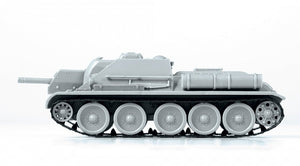 Zvezda 5043 SU-122 SOVIET TANK DESTROYER 1/72 – zdjęcie 6