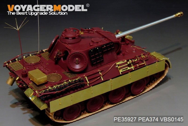 Voyager Model PE35927 WWII German Panther A Late Version For MENG TS-035 1/35 – zdjęcie 7