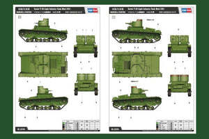 Hobby Boss 82494 Soviet T-26 Light Infantry Tank Mod.1931 1/35 – zdjęcie 3