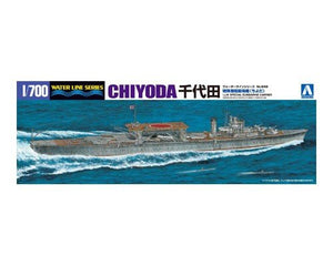 Aoshima 00121 I.J.N Special submarine Carrier Chiyoda 1/700