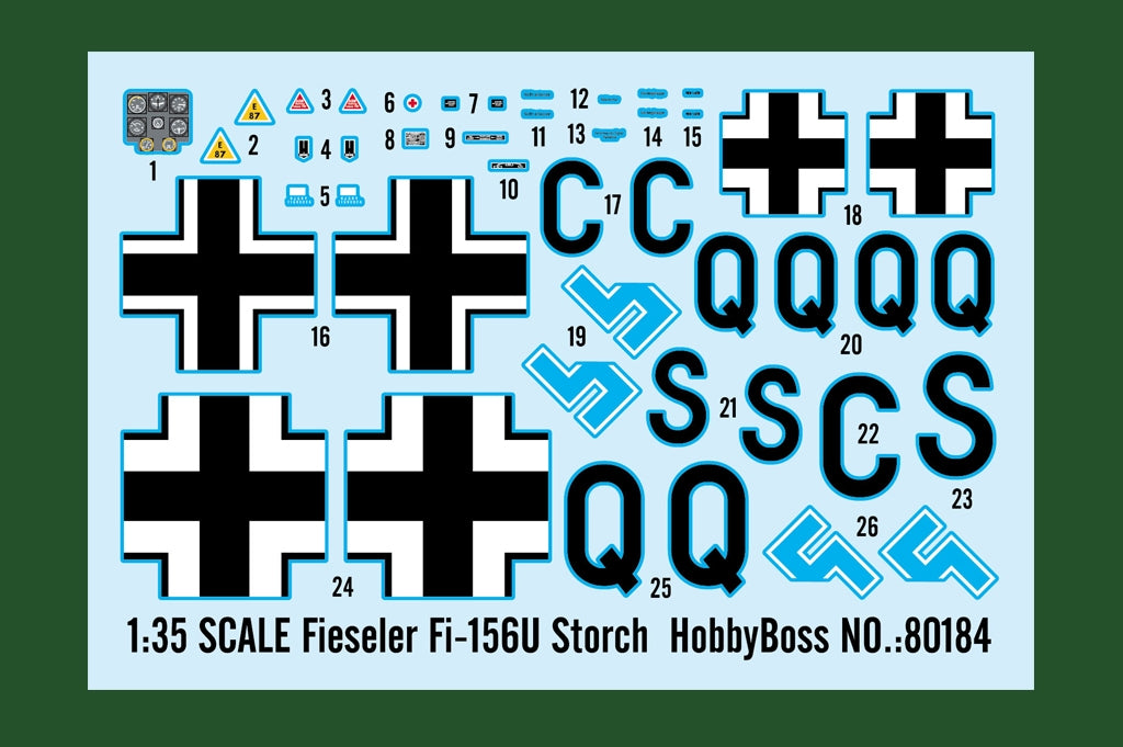 Hobby Boss 80184 Fieseler Fi-156U Storch 1/35 – zdjęcie 3