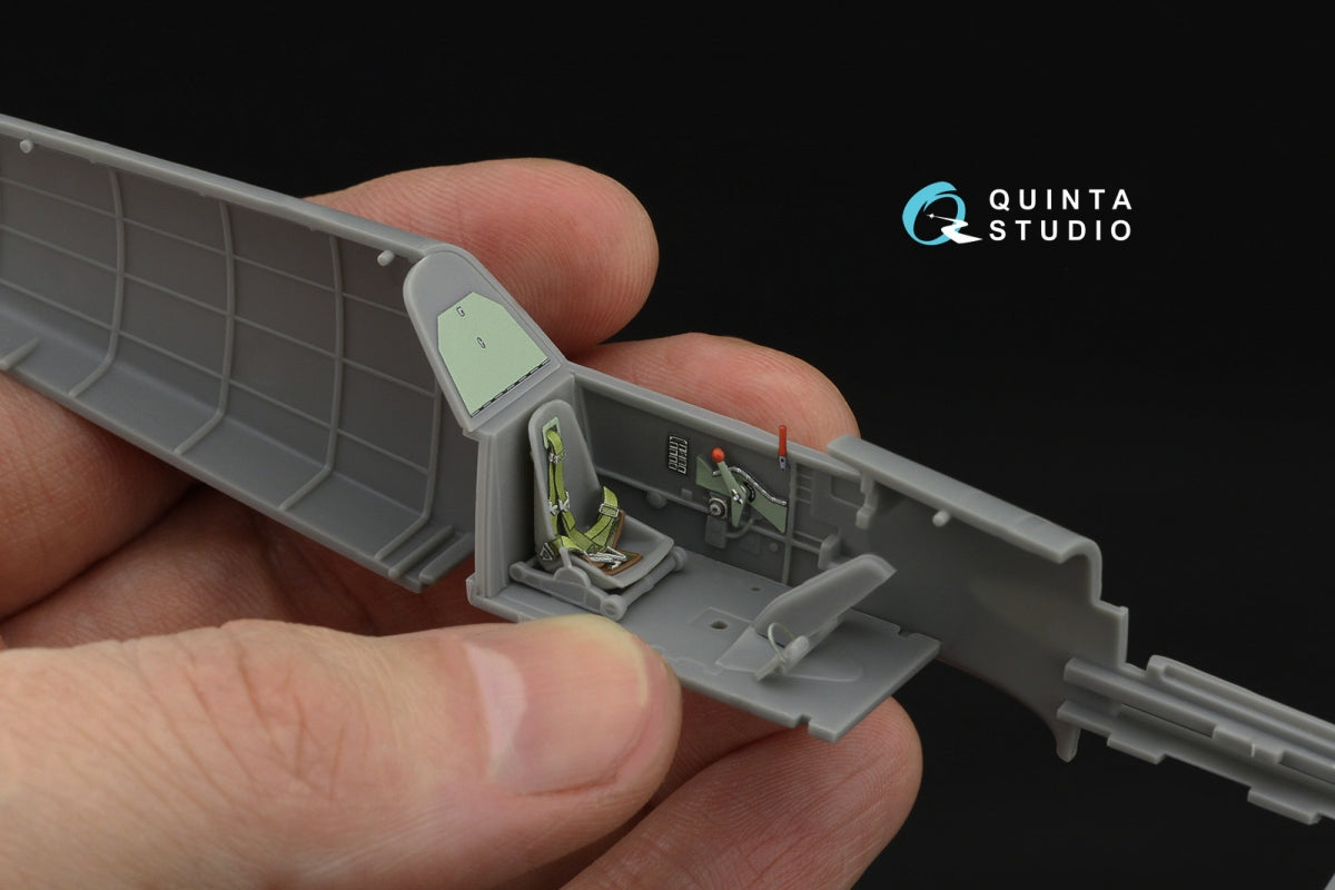 Quinta Studio QD48532 Bf 109E-3/4 3D-Printed &amp;amp; coloured Interior on decal paper (HobbyBoss) 1/48 – zdjęcie 8