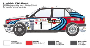 Italeri 4709 Lancia Delta HF integrale 16v 1/12 – zdjęcie 3