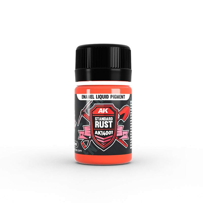 AK Interactive AK14001 STANDARD RUST – ENAMEL LIQUID PIGMENT 35ml