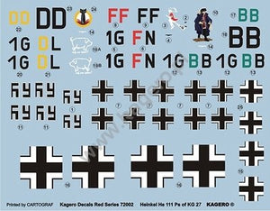 Kagero KD72002 Heinkel He 111 Ps of KG 27 1/72 – zdjęcie 2