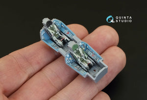 Quinta Studio QD72020 Su-27UB 3D-Printed &amp;amp; coloured Interior on decal paper (for Zvezda kit) 1/72 – Bild 7
