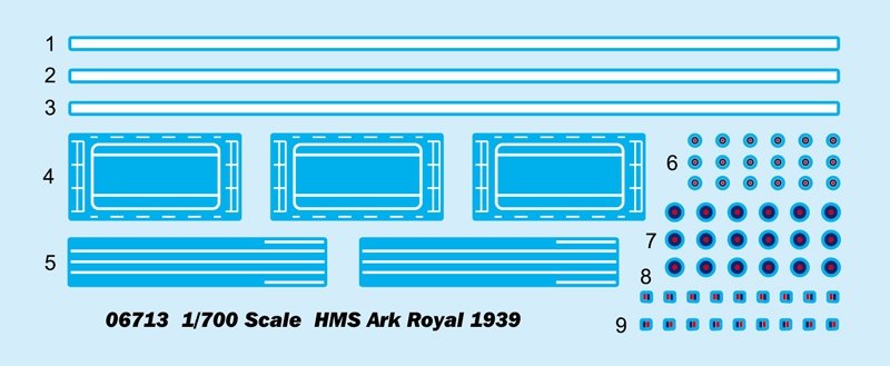 Trumpeter 06713 HMS Ark Royal 1939 1/700 – zdjęcie 3