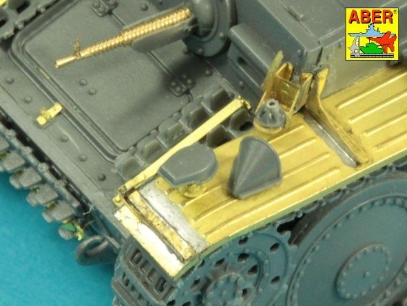 Aber 48041 Pz.Kpfw..38 (t) Ausf. E/F/G Niemiecki czołg Pz.38 (t) cz.2-błotniki / German tank Pz.Kpfw. 38 (t) Ausf.. E/F/G Vol.2-Fenders 1/48 – zdjęcie 8