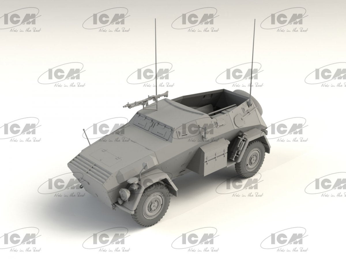 ICM 35112 Sd.Kfz. 247 Ausf.B with MG 34 machine gun 1/35 – zdjęcie 3