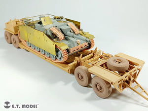 E.T. Model P35-123 WWII German Tank Transporter Sd.Ah.116 Sagged wheels For TAMIYA Kit 1/35 – zdjęcie 7