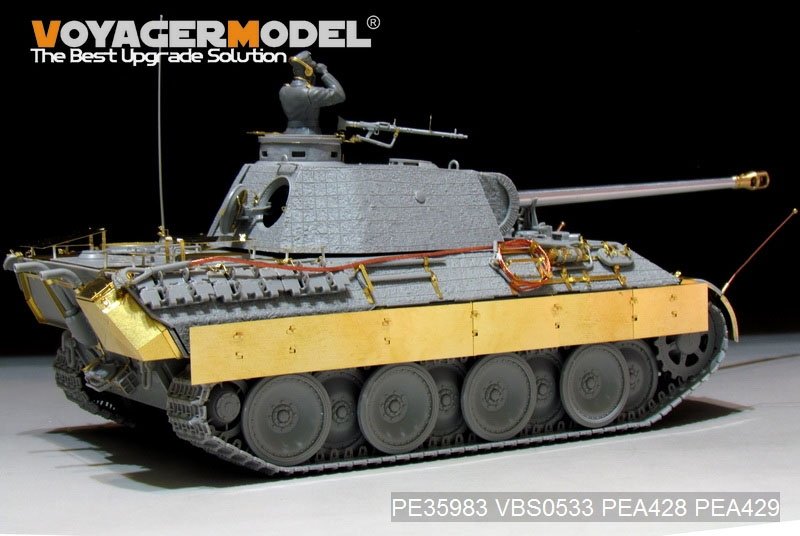Voyager Model PE35983 WWII German Panther D Tank Late version Basic For TAKOM 2104 1/35 – zdjęcie 5